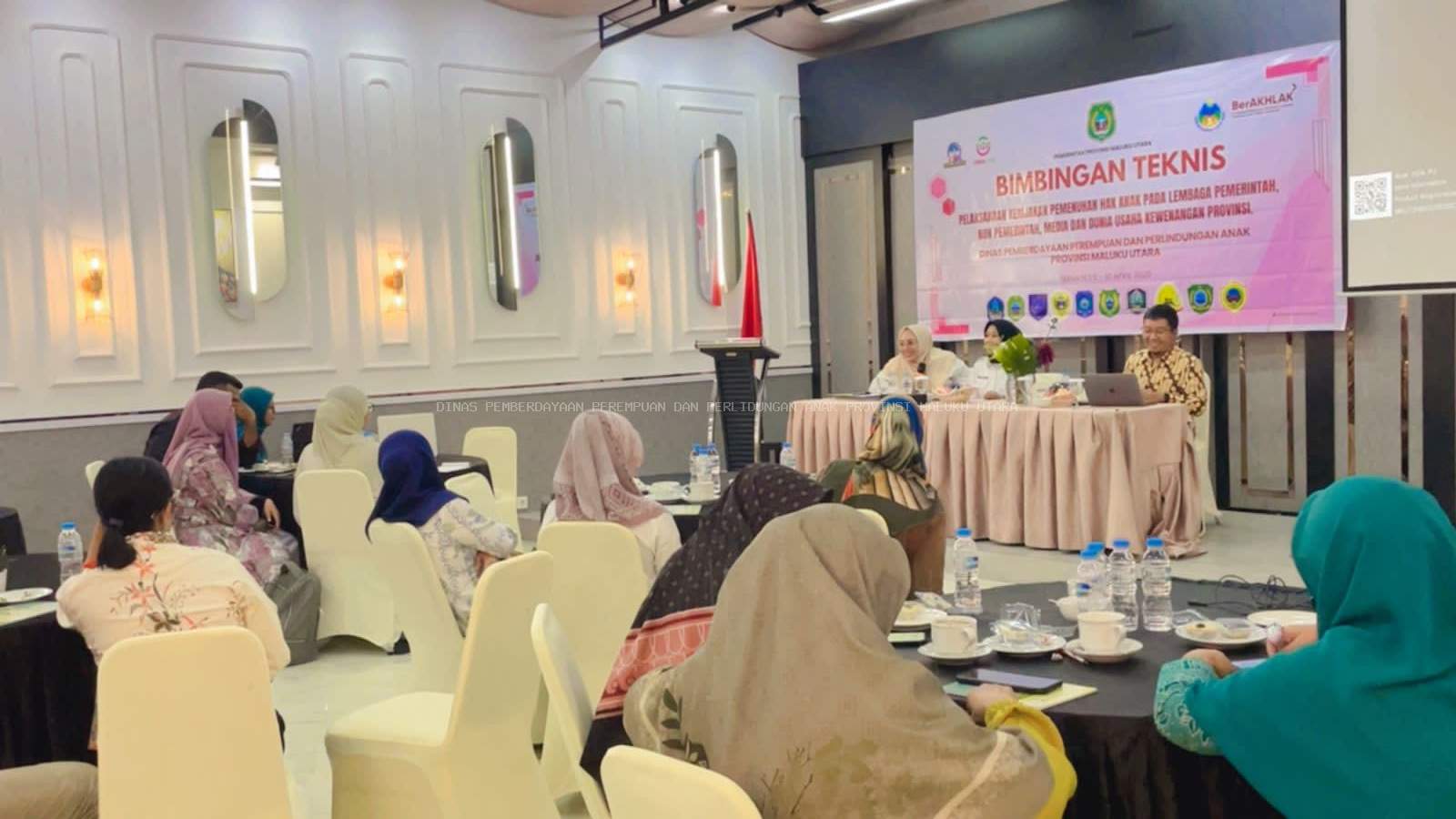 Tingkatkan Capaian Provinsi Layak Anak, DP3A Malut Gelar Bimtek